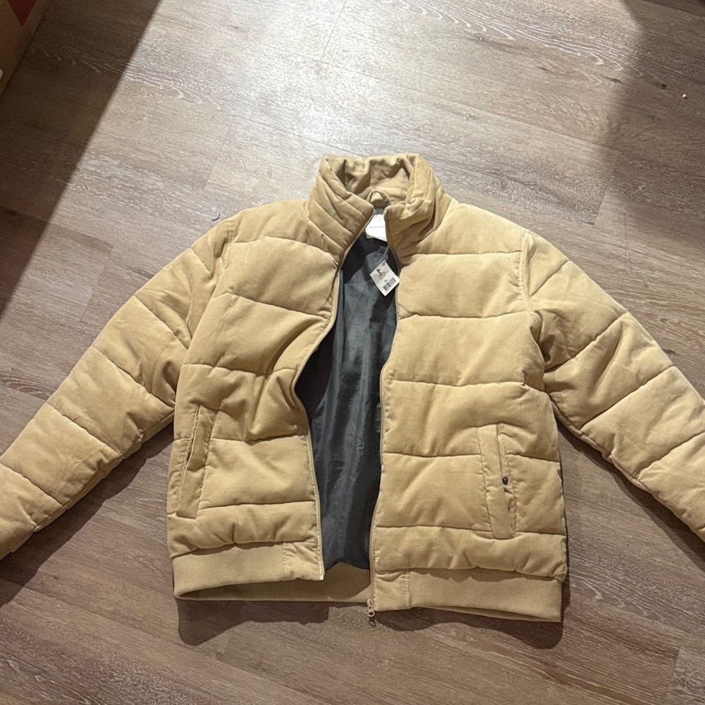 Cotton on corduroy puffer jacket